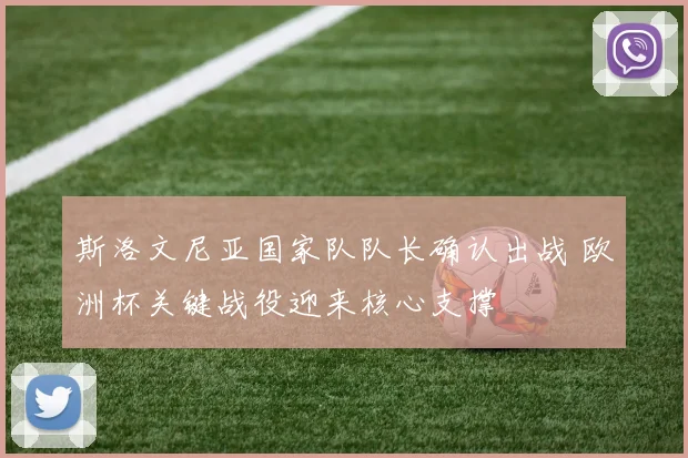 斯洛文尼亚国家队队长确认出战 欧洲杯关键战役迎来核心支撑